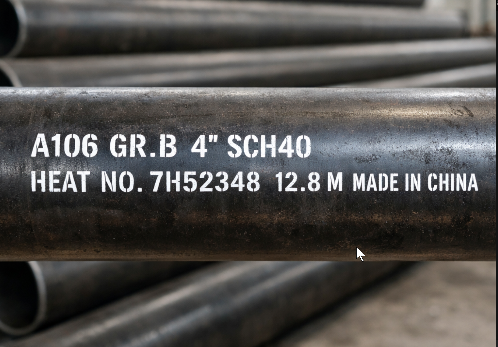 Comparison chart of ASTM A106 vs A53 chemical composition