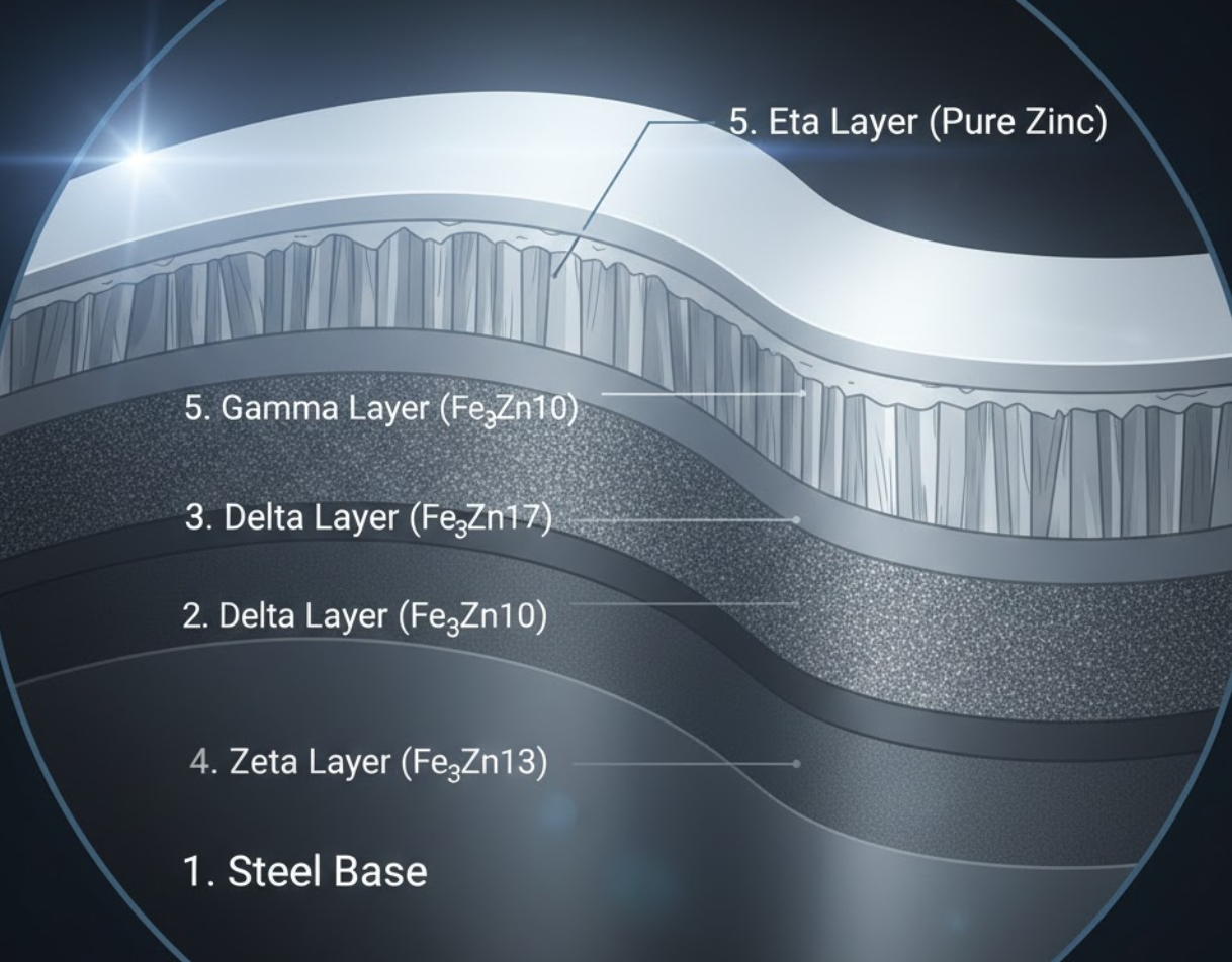 galvanized-steel-microstructure-layers