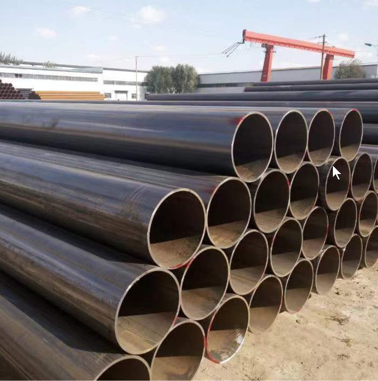 industrial steel pipe manufacturing process